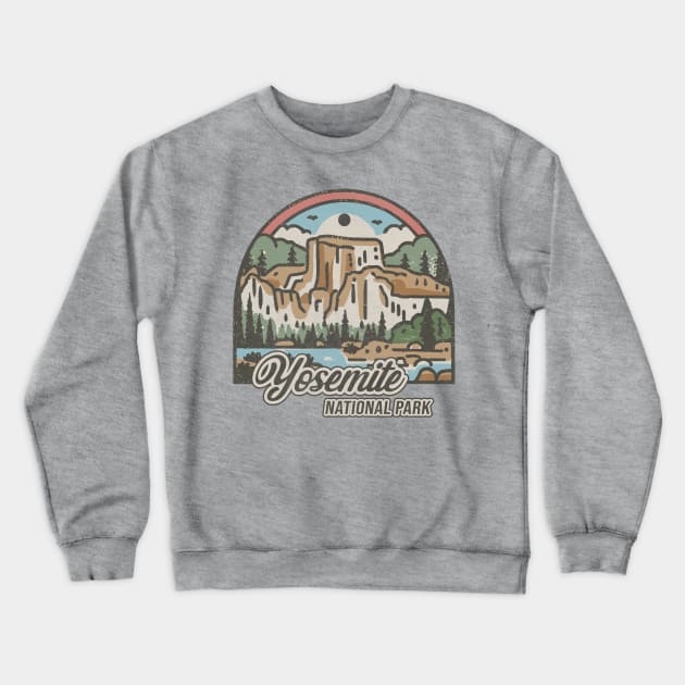 Cabin Life in Yosemite Crewneck Sweatshirt by Tees For UR DAY